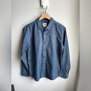 Levi’s Blue Denim Button Down Collared Casual Shirt
